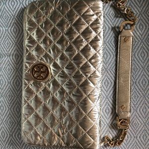 Tory Burch gold purse- no signs of wear